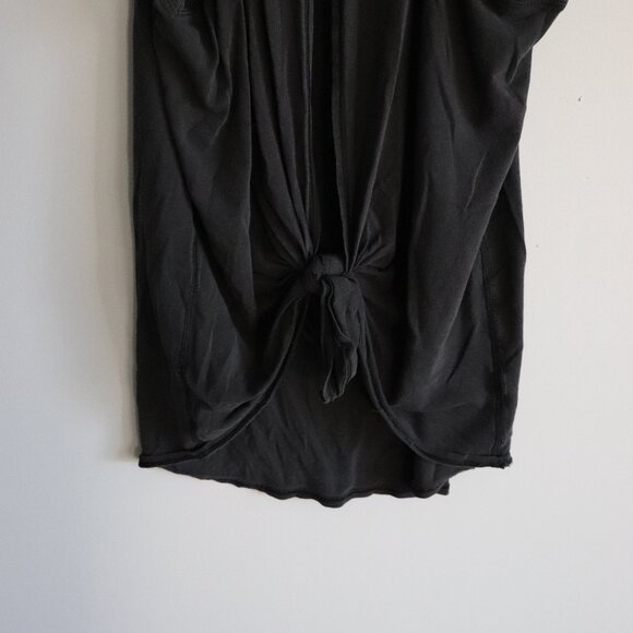 Lululemon Womens Grey Sz 6 'Namaste' All Tied Up Sleeveless Open Back Tank Top - Picture 8 of 8